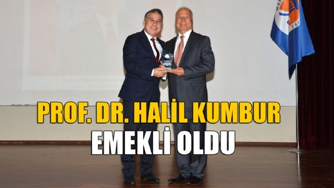 Emekliye ayrlan Mersin niversitesi Mhendislik Fakltesi evre Mhendislii Blm retim yesi Prof. Dr. Halil Kumbur iin tren dzenlendi.