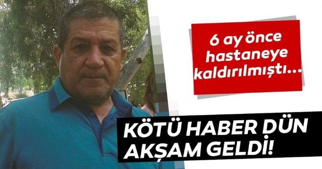 Mersin'de Tarsus ilesinde sahte alkol nedeniyle hastaneye yatrlan bir kii 6 ay sonra hayatn kaybetti. 