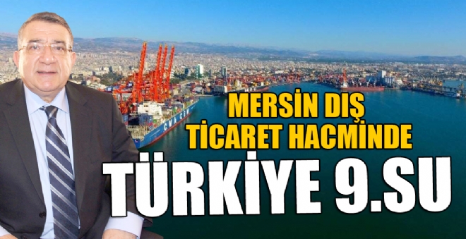Mersin Ticaret Borsas Bakan Abdullah zdemir, Mersin'in 2019 ylnda gerekletirdii 3 milyar dolar ihracat ile Trkiye genelinde 8'inci srada yer aldn belirterek, 