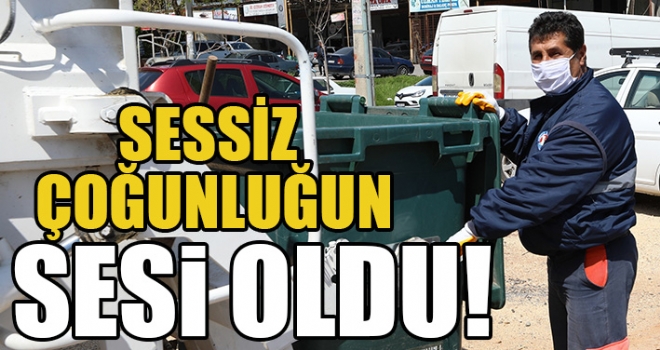 Mezitli Belediyesi p kamyonunda temizlik grevlisi olarak alan Mehmet Taar, tm belediye alanlarnn sesi oldu.