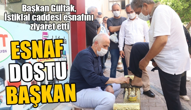 Mersinin merkez ile Akdeniz Belediye Bakan Muhammet Mustafa Gltak, stiklal Caddesi zerinde faaliyet gsteren esnaf ziyaret ederek, taleplerini dinledi. Renkli geen ziyarette, belediye personeli de esnafa, caddedeki yayalara ve srclere maske datt. 