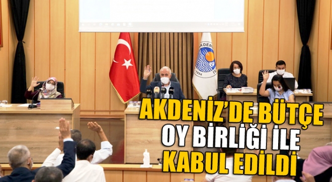 Akdeniz Belediye Meclisi, Ekim ay ikinci birleim, birinci oturumunu, M. Mustafa Gltak Bakanlnda belediye konferans salonunda gerekletirdi. Toplantda; belediyenin 2021 yl btesi, Meclis yelerinin oybirliiyle kabul edildi. 