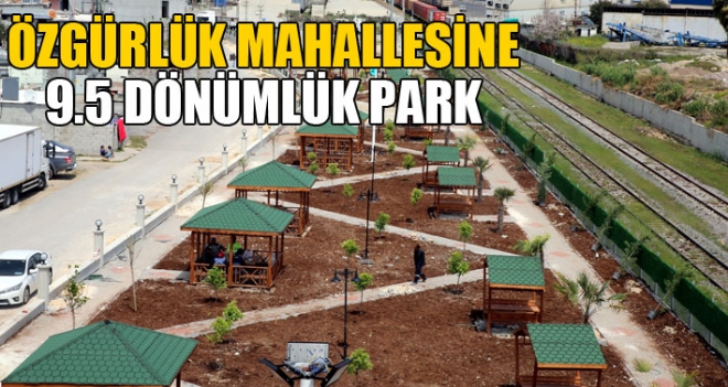 Akdeniz Belediyesinin, Erzurum Bykehir Belediyesinin katklaryla zgrlk Mahallesinde inasna balad ve toplam 9,5 dnm byklnde bir araziye kurulacak park ve yeil alan almalarnda nemli bir mesafe alnd. 